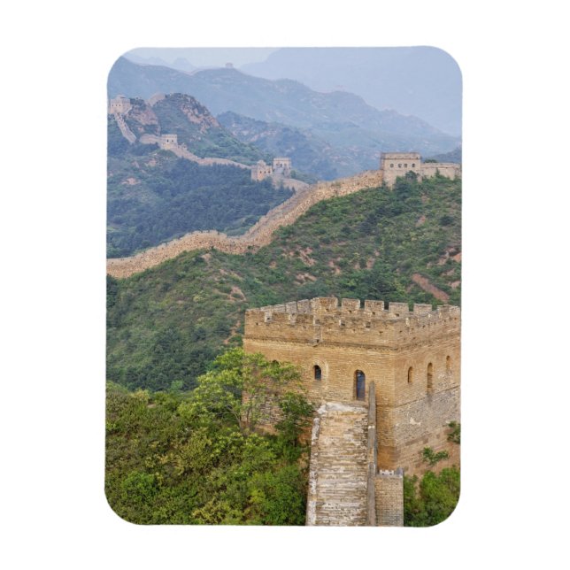 Kina mur vid Jinshanling, Kina. 2 Magnet (Vertikal)