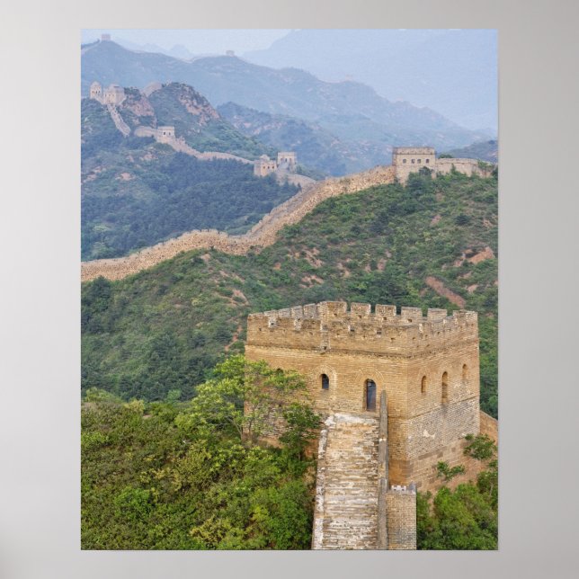 Kina mur vid Jinshanling, Kina. 2 Poster (Framsidan)