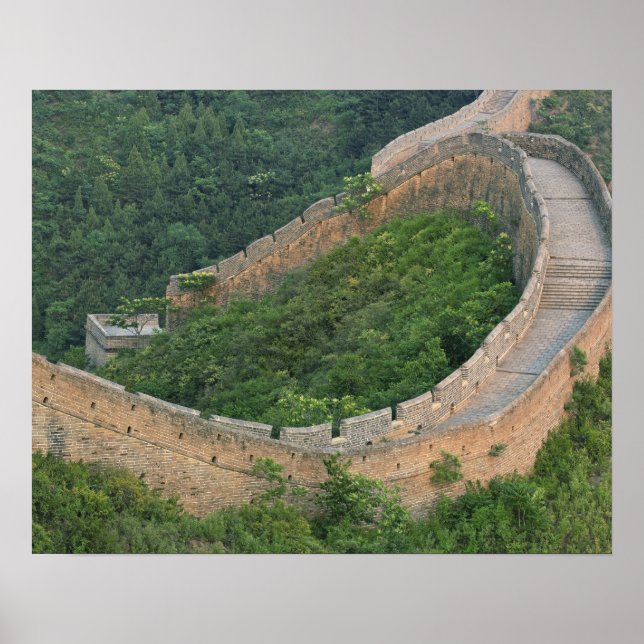 Kina mur vid Jinshanling, Kina. Poster (Framsidan)