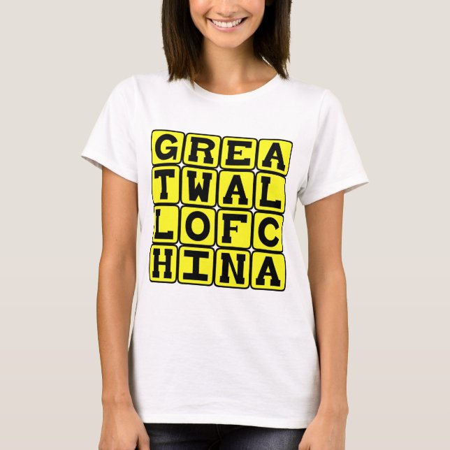Kina-muren, Världens Under Tee Shirt (Framsida)