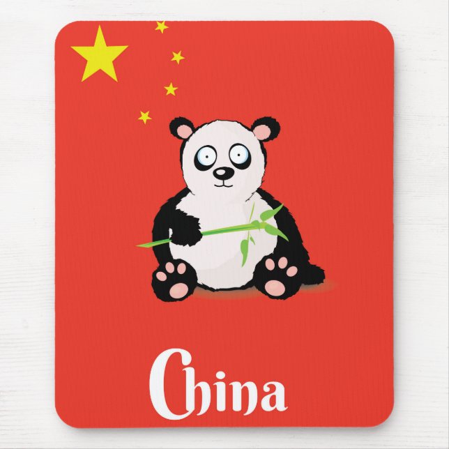 Kina Panda resaffisch. Musmatta (Framsidan)