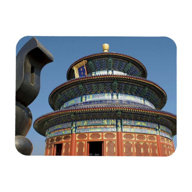 Kina, Peking, Himmelens tempel, kinesisk urna i Magnet (Horisontell)