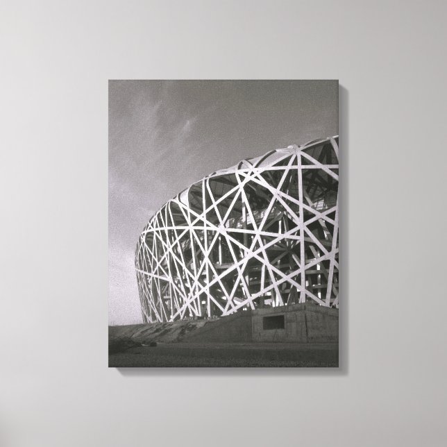 Kina, Peking. Nationalstadion, arrangör för Canvastryck (Framsida)