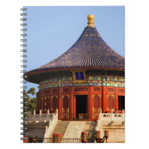 Kina, Peking, Tian Tan Park, Himlens tempel, 2 Anteckningsbok Med Spiral