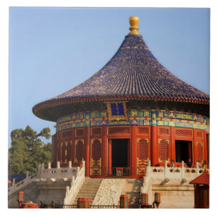 Kina, Peking, Tian Tan Park, Himlens tempel, 2 Kakelplatta
