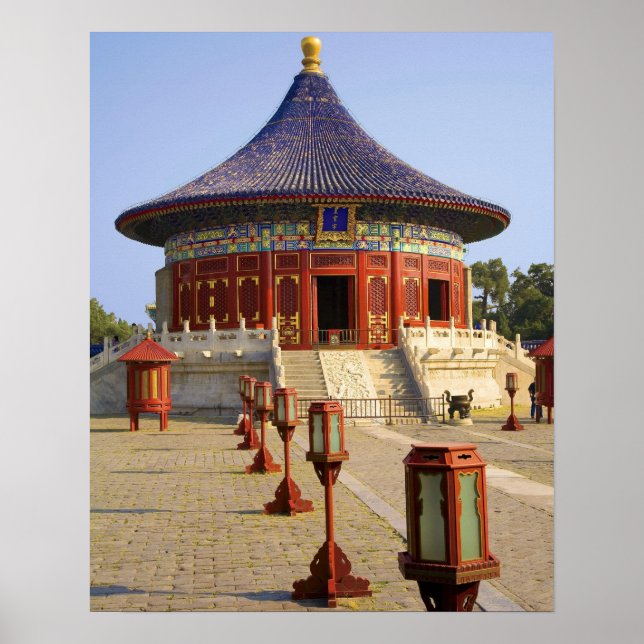 Kina, Peking, Tian Tan Park, Himlens tempel, Poster (Framsidan)