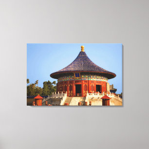 Kina, Peking, Tian Tan Park, Himmelens tempel, 2 Canvastryck