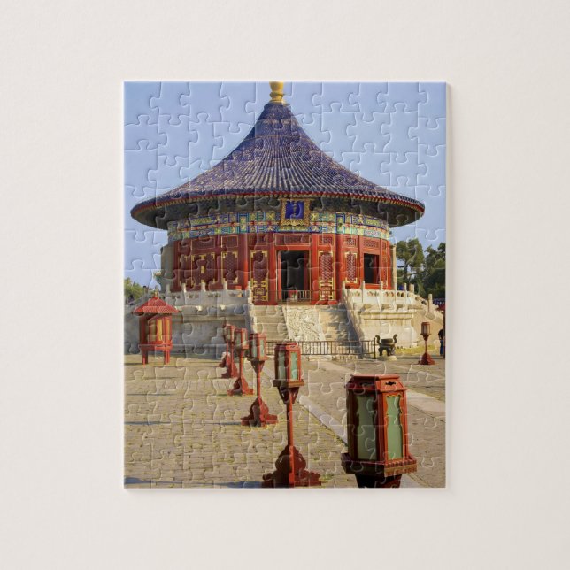 Kina, Peking, Tian Tan Park, Himmelens tempel, Pussel (Vertikal)