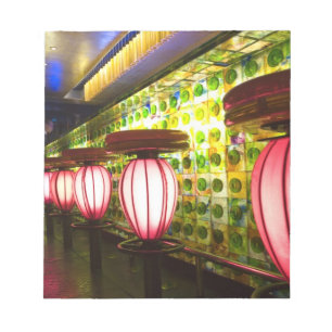Kina, Shanghai. Bar i Xin Tian Di-bar Anteckningsblock
