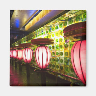 Kina, Shanghai. Bar i Xin Tian Di bar Magnet