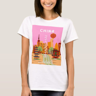 Kina Shanghai Resa Konst T Shirt