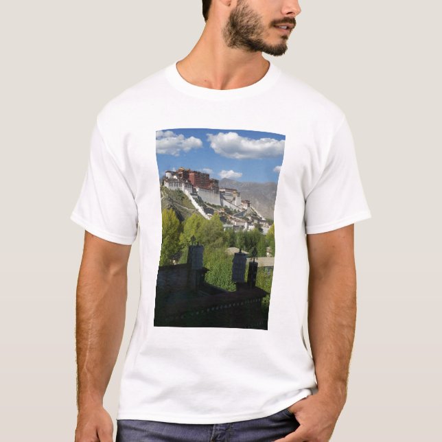 Kina, Tibet, Lhasa, Potala Palace 2 T-shirt (Framsida)