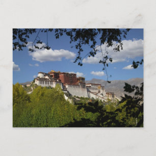 Kina, Tibet, Lhasa, Potala-palatset Vykort