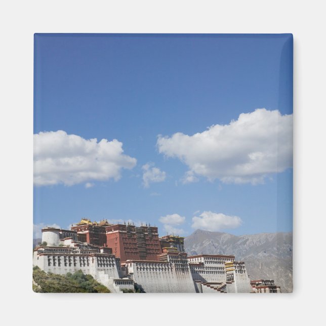Kina, Tibet, Lhasa, Potalapalatset Magnet (Framsidan)