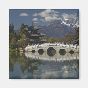 KINA, Yunnan-provinsen, Lijiang. Lijiang Gammel Magnet
