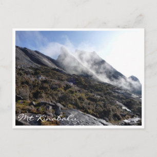 kinabalu mist vykort