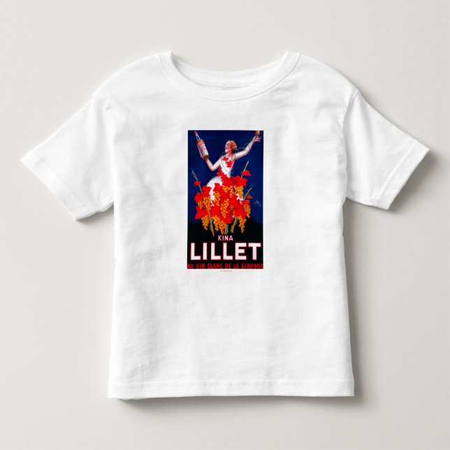 KinaLillet vintage PosterEurope T-shirt (Framsida)