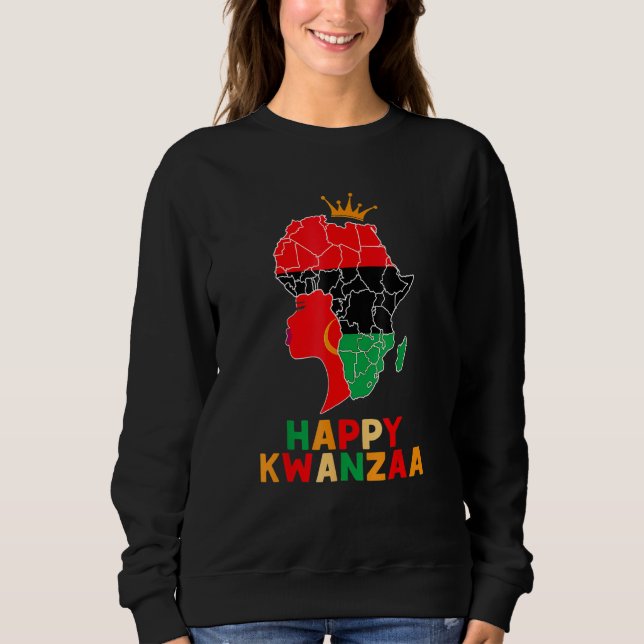Kinara Seven Principles African American Kwanzaa A T Shirt (Framsida)