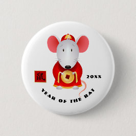 Kinas år Råtta | Anpassningsbar-årets gåva Knapp