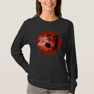 Kinas år Råtta - Bamboo Art T Shirt