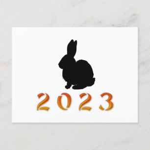 Kinas kaninår 2023 vykort