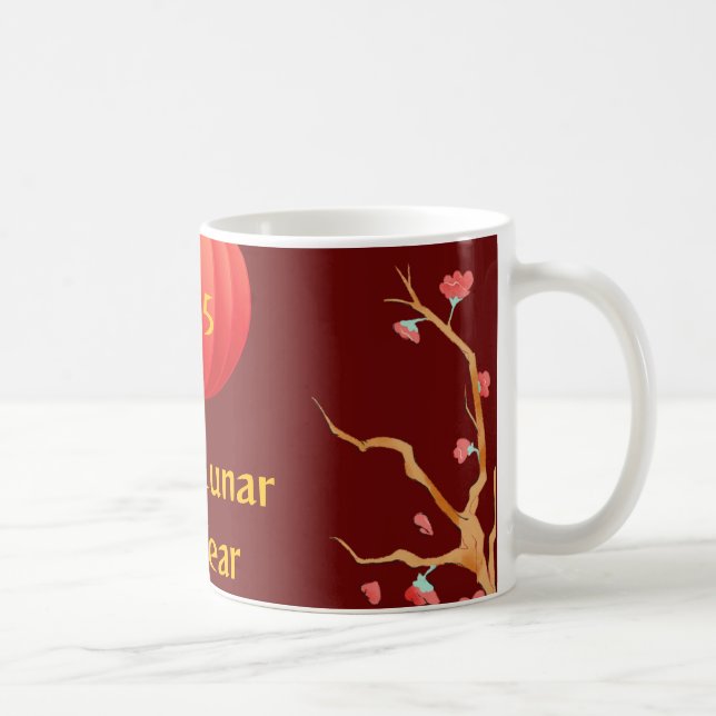 Kinas nya år 2025 kaffemugg (Höger)