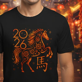Kinas nya år 2026 t shirt