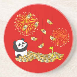 Kinas nya år av ormen 2025-panda underlägg
