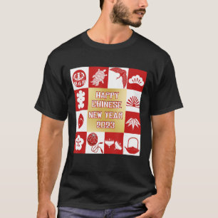 Kinas nya kaninår i lycklig 2023 t shirt