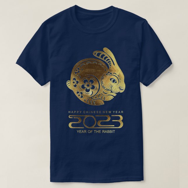 Kinas nyår 2023 i lycklig t shirt (Design framsida)