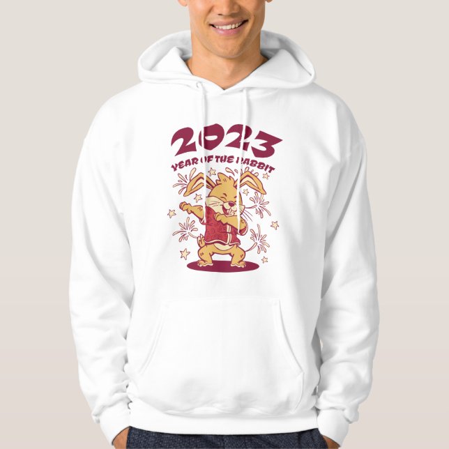 Kinas nyår 2023 - Kaninens år Hoodie (Framsida)