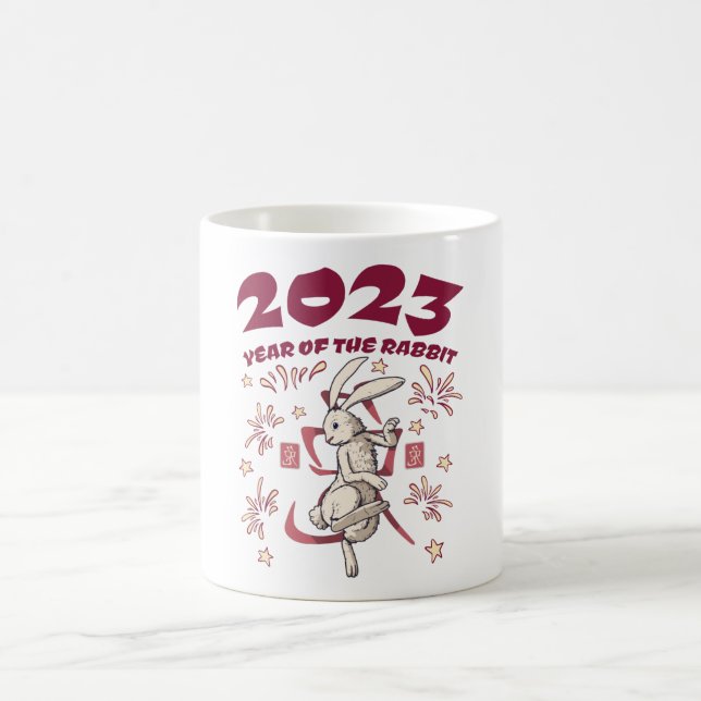 Kinas nyår 2023 - Kaninens år Kaffemugg (Center)
