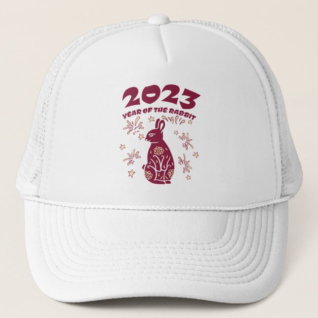 Kinas nyår 2023 - Kaninens år Keps (Framsida)