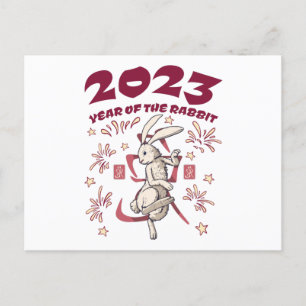 Kinas nyår 2023 - Kaninens år Vykort