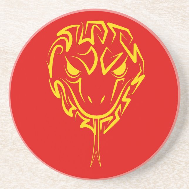 Kinas nyår för ormen 2025 4723 Wood Underlägg (Framsidan)