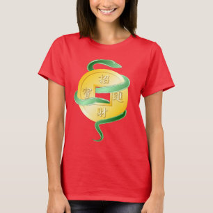 Kinas nyår för ormen 2025 t shirt