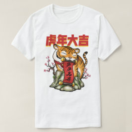 Kinas nyår för tigern t shirt