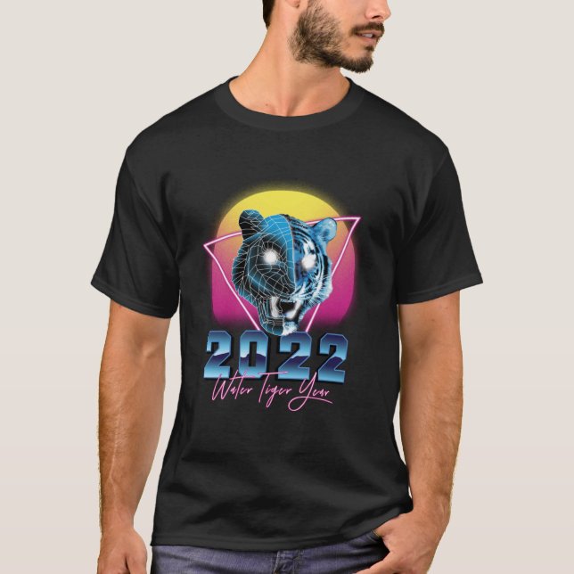 Kinas nyår i lycklig 2022 - Vatten t T Shirt (Framsida)
