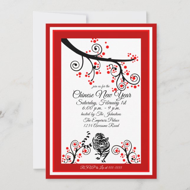Kinas nyårshöjning 2022 inbjudningar (Framsida)