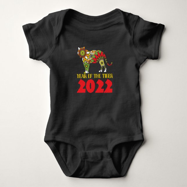 Kinas tigerår 2022 t shirt (Framsida)