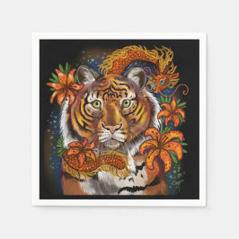 Kinas tigerår pappersservett