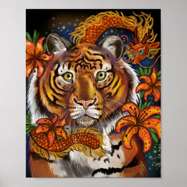 Kinas tigerår poster