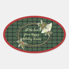 Kincaid Original Scottish Tartan Ovalt Klistermärke