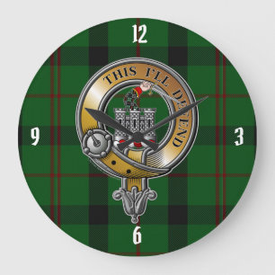 Kincaid Tartan & Badge Stor Klocka