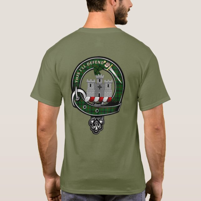 Kincaid Tartan Klan Badge T Shirt (Baksida)