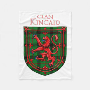 Kincaid Tartan Scottish Play Lejon Rampant Fleecefilt