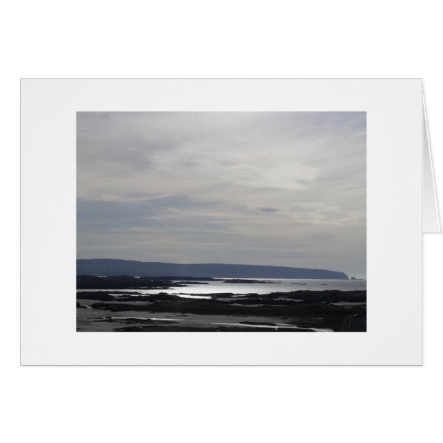 Kincasslagh, County Donegal, Irland. Hälsningskort (Framsidan Horizontal)