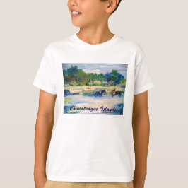 Kincoteague Island Horse Painting Sweatshirt T Shirt