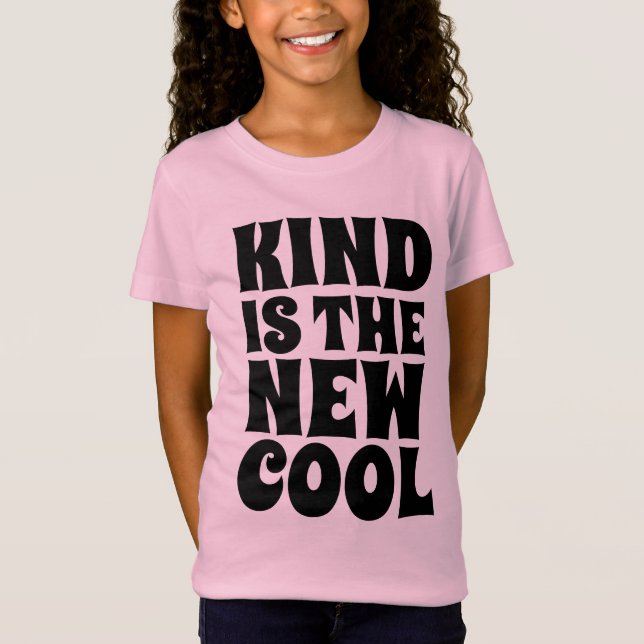 KIND ÄR DEN NYA COOLAN Kids T-Shirts (Framsida)
