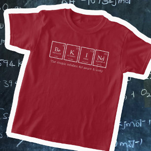 KINd, bord inslag-kemi, namn T Shirt